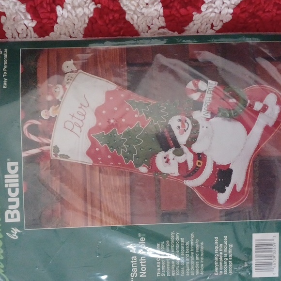 Bucilla Stitchery Stocking New - Picture 2 of 5